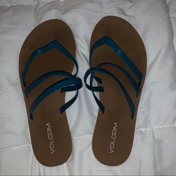 Volcom Blue Strappy Sandals - Picture 2 of 3